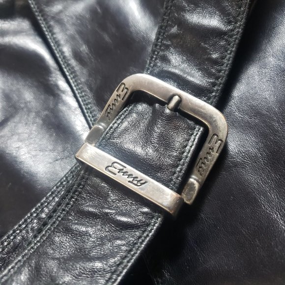 Vintage "ENVY" Italy black crossbody purse - Picture 3 of 16